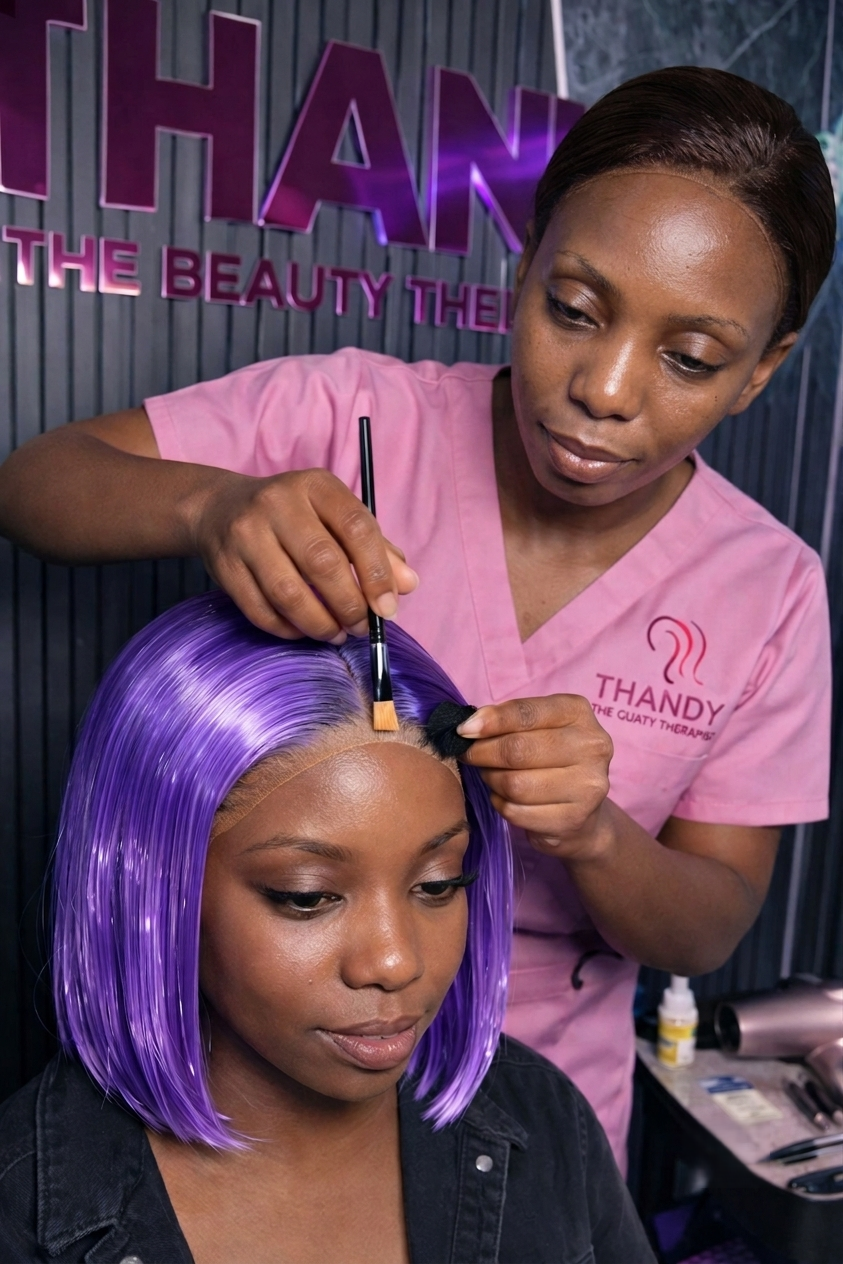 Thandy — beauty therapist at work